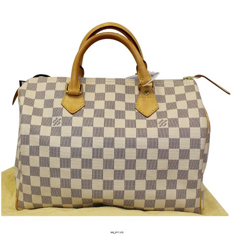 louis vuitton speedy damier 30 price|speedy 30 damier with strap.